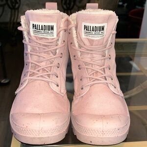 Palladium “Pampa Hi” Organic Blush Pink High-Tops